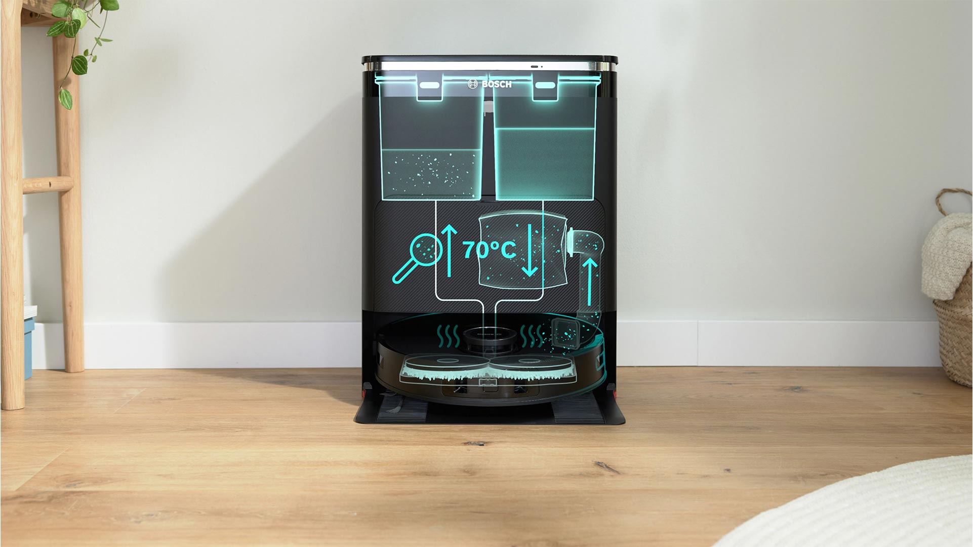 Робот-пилосос BOSCH BCRDW3BX