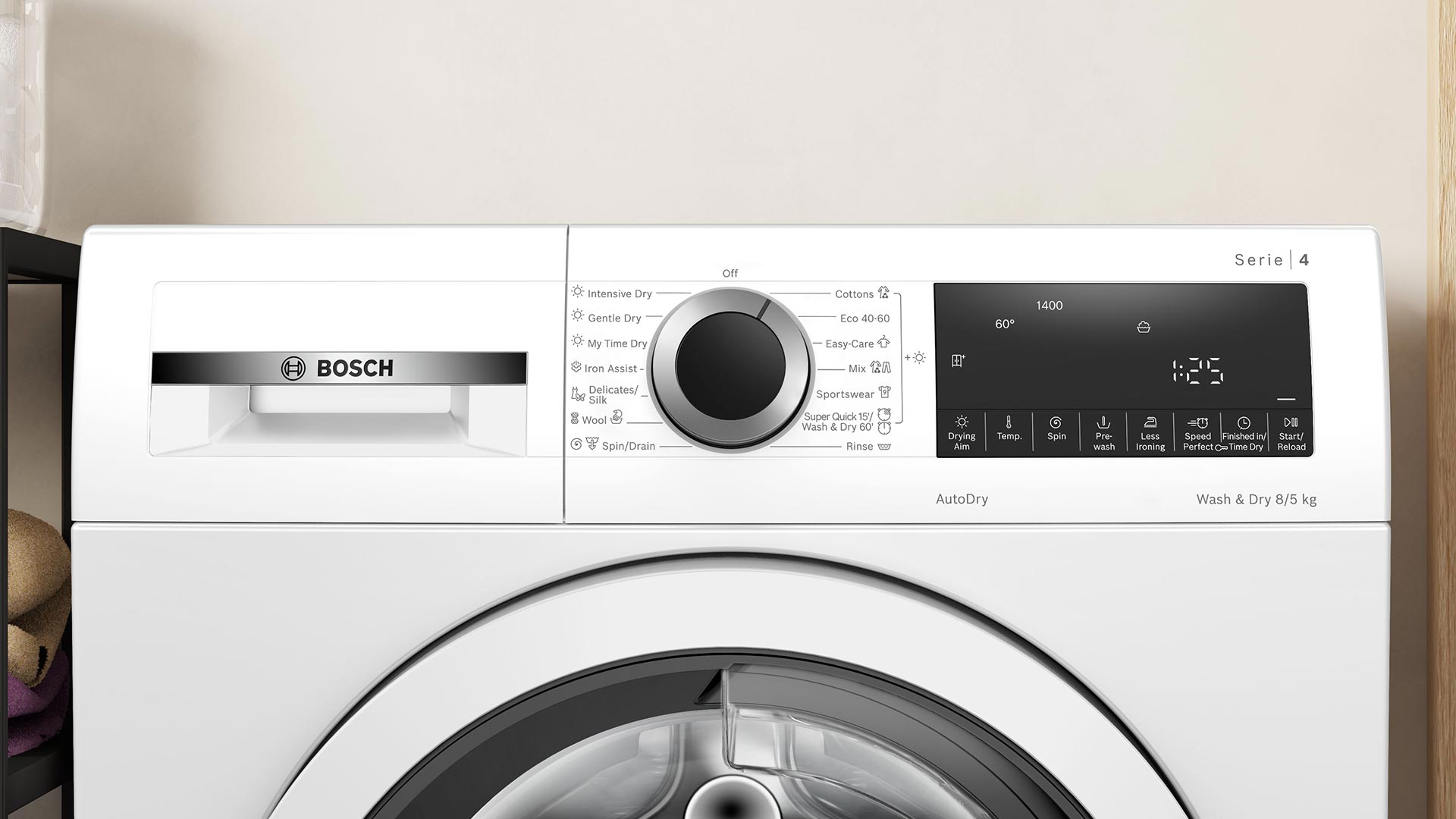 Прально-сушильна машина BOSCH WNA13400BY