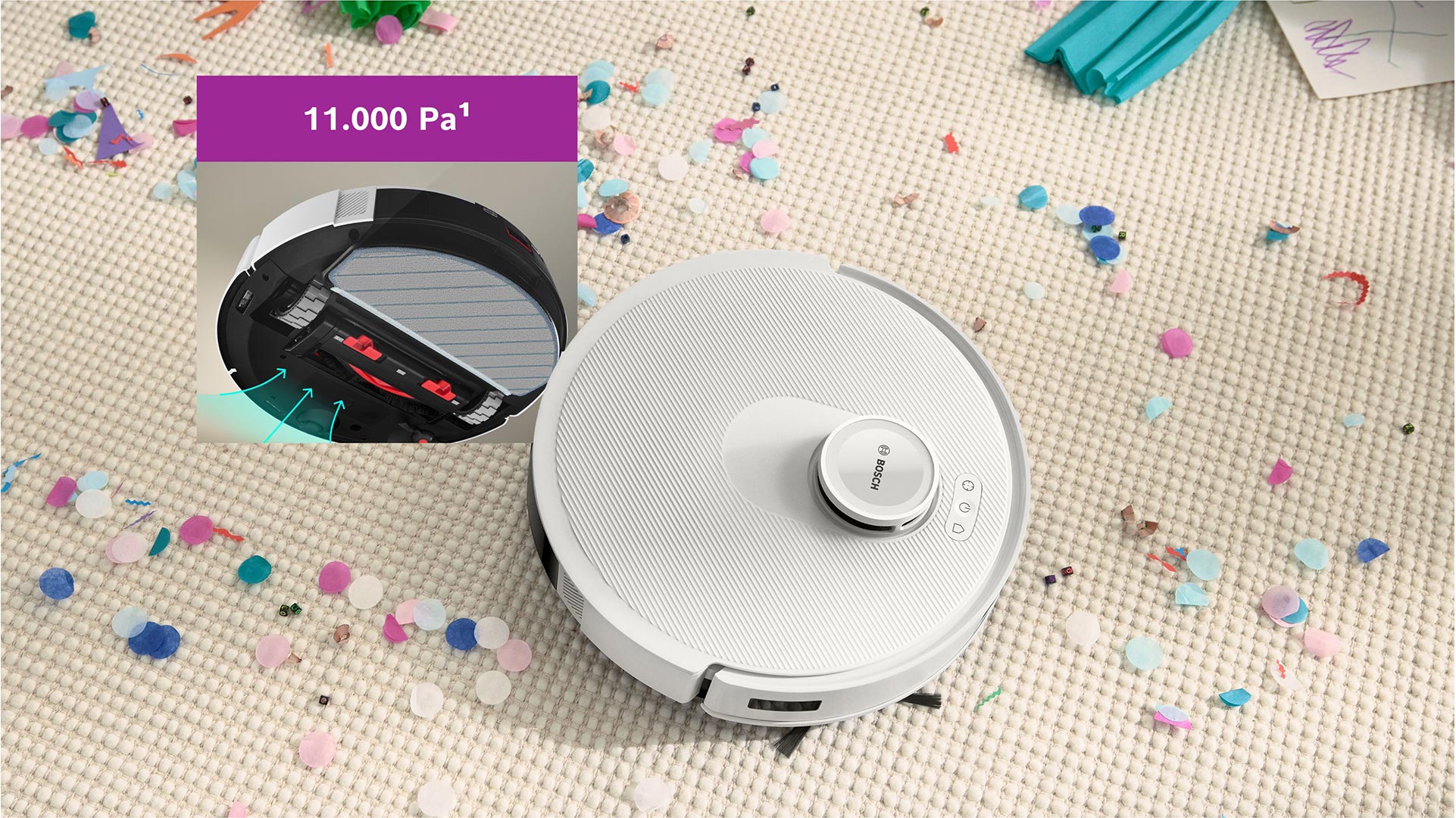 Робот-пилосос BOSCH BCRD1W