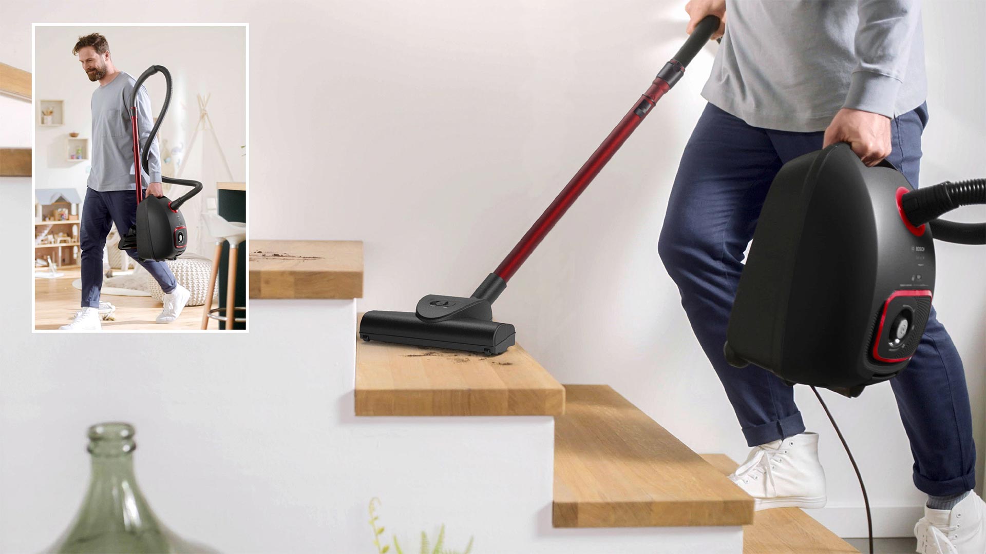Пилосос з мішком BOSCH BGL41POW2H