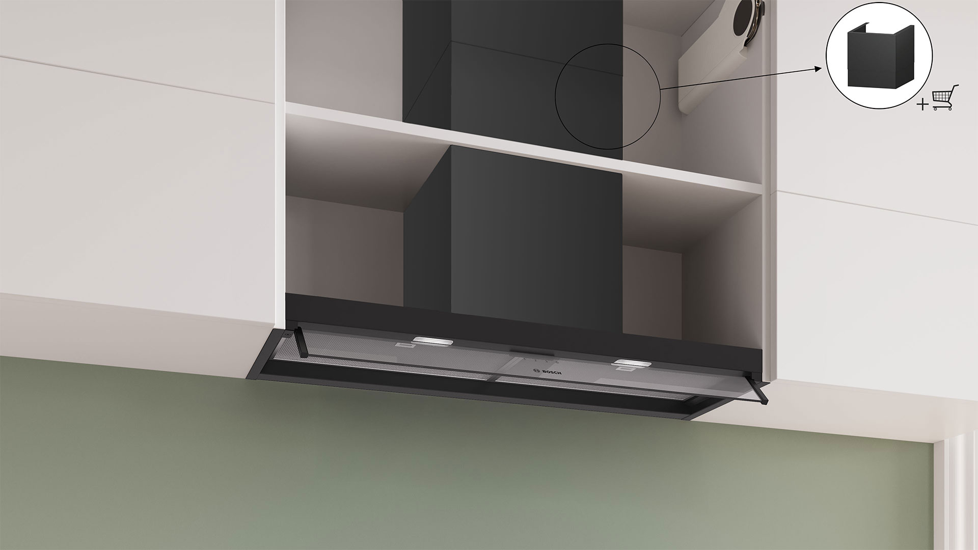 Витяжка вбудовувана BOSCH DBB95CC60